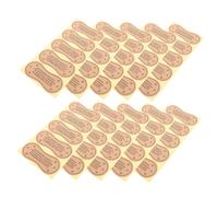FRCOLOR 100 Pièces Pantalons Autocollants sous Stickers protège-Slips String Papier de Doublure de vêtements doublures de Tongs Papier Kraft Light Brown