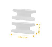 FRCOLOR 100 pièces Poulies Plastique pour Modèle Rc de Poulie Petites de Transmission pour Voitures et Télécommandés Accessoires de Science et Éducation