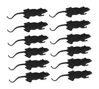 FRCOLOR 100 pièces Rat Simulation Halloween Tricky Props Vivid Realistic Prank Toys for Haunted House Decorations and Spooky Parties
