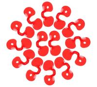 FRCOLOR 1000 pièces Lunettes Anti-picage Volaille Plastique Protection Oculaire pour Poules Coqs Faisans Prévention Blessures par Picage Conception Légère et Moyenne