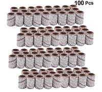 FRCOLOR 100pièces Bande De Poinçage Pour Ongles Manchon De Poinçage Polisseuse Anneau De Accessoires Pour Ongles