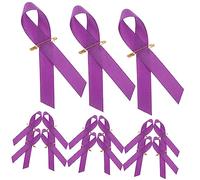 FRCOLOR 100pièces Broche Ruban Anti-violence Épingle De Soutien Caritatif Pour Événements Sensibilisation Et Distribution