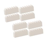 FRCOLOR 100pièces Houppettes Poudre Jetables Synthétiques Pour Fond De Teint Surface Fine Latex Petite Pentagonale Naturel Application Douce Et Précise