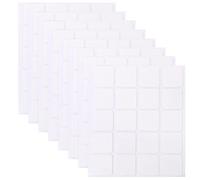 FRCOLOR 100Pièces Ruban Adhésif Double Face Transparent Bande Carrée Nano Adhesive Facile à Installer Fort Collage pour Montage Mural et Décorations Sans Trace