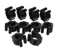 FRCOLOR 10pièces Clips Muraux pour Rangement Canne et Support Queue de Billard Serre-Clips Robustes Fixation Sécurisée pour Queues Snooker Installation Facile