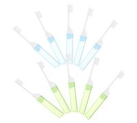 FRCOLOR 10Pièces Dents de Voyage Pliantes de Bleues Vertes à Dents Ergonomiques pour Camping Déplacements