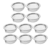 FRCOLOR 10pièces Filtre pour Boîte de Moxibustion Insert pour Kit Tamis Acier Inoxydable Grillage Filtrant pour Appareil Anti-poussière pour Coupelle Lavable pour Usage Répété