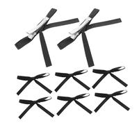 FRCOLOR 10pièces Pince à Cheveux Satin Avec Petits Nœuds Décoratifs De Clips Et Filles Accessoires De Coiffure Mignons Pour Fêtes Et Événements