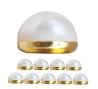 FRCOLOR 10pièces Poids Magnétiques Pour Voile De Mariée Avec Perles Artificielles Pour Robe Et Foulard