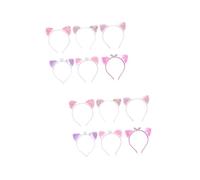 FRCOLOR 12 Pièces Bandeau Couronne De Sables Mouvants Bandeau De Cheveux D'Oreille De Chat Bandeau De Mascarade Bandeau D'Oreille De Chat Bandeau De Mode Bande De Cheveux De Sables