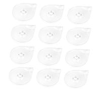 FRCOLOR 12 Pièces Boîte En Fil D'or Et D'argent Dissolvant Trousse à Ongles Ruban à Ongles Ruban à Rayures Support De Ruban Adhésif Manucure Support De Ligne D'ongle Transparent Plastique