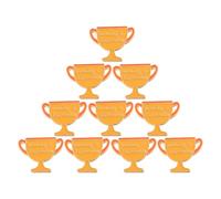FRCOLOR 12 Pièces Broche Trophée Scolaire en Alliage de Zinc Doré, Épingle D'encouragement Polyvalente pour Décoration de Vêtements, Paquet et Casquettes, Présent Motivation Élèves