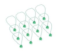 FRCOLOR 12 Pièces Colliers St Patrick S Day avec Pendentif Gobelet Irlandais Vert Léger pour Fête Costume Parade