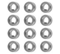 FRCOLOR 12 Pièces Écrous T8 Installation Facile et Fixation Sécurisée en Acier Argenté pour Imprimante 3d, Vis Hexagonale à Six Pans et Tige Filetée Vis de Guidage
