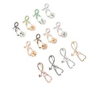 FRCOLOR 12 pièces Lot de Broches Rétro Alliage Forme de Stéthoscope pour Infirmières Médecins Épingles Boutonnière Décoratives Accessoires de Tenue pour Occasions Formelles et