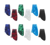 FRCOLOR 12 Pièces Médiators pour Guitare Ukulélé Banjo et Basse pour Fingerstyle et Performances Musicales