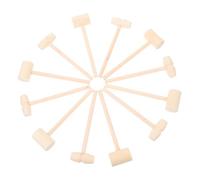 FRCOLOR 12 Pièces Mini Marteaux Bois pour Garçon Fille Marteau Bois et Lisse Jeu Éducatif pour Développer la Motricité et Filles