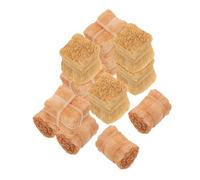 FRCOLOR 12 pièces Miniature Décor de Ferme Décorations Simulées de Meules de Foin Accessoires Réalistes pour Maison de Poupée Ornement Micro Paysage Résine Imitation Botte de Paille