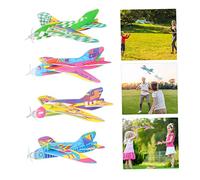 FRCOLOR 12 pièces Mousse Petits Jouets Volants Extérieurs pour Garçons Filles Planeurs Souples Résistants de pour Garçon Fille