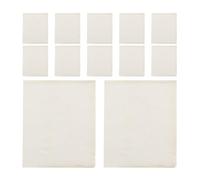 FRCOLOR 12 Sachets de Thé Réutilisables en Tissu Coton Cordon, Grosse Capacité et Multi-usages pour Infusion D'épices, Café et Aliments, Toucher Confortable