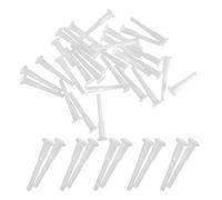 FRCOLOR 120 Pièces Bouchon de Rechange pour Ballon de Yoga en Plastique Blanc, Butée Facile à Installer pour Ballon d'exercice et Piscine Gonflable, Accessoire Multifonction pour Home