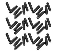 FRCOLOR 1200 Pièces Caches-vis de Sécurité en Pvc Noir, Capuchon de Protection pour Boulon et Vis, 3mm, Résistant à L’eau, Ajustement Serré, Installation Facile, pour Matériel