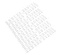 FRCOLOR 120pièces Support De Pratique De Manucure Avec Échantillons De Couleurs Plaque Entraînement Transparentes Forme De Nœud Pour Correspondance Des Couleurs Et Formation Nail Art