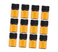 FRCOLOR 12pièce Flacons Verre Mini Pour Huiles Essentielles Avec Réducteur Orifice Bouteilles Avec Couvercle Pour Parfums Et Chimie