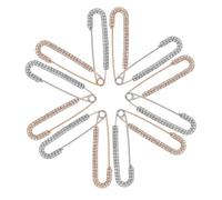 FRCOLOR 12pièces Épingles De Sûreté Pour Vêtements Pinces à Fixer Les Robes Jupes Et Foulards Ajustement De Design Portable