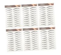 FRCOLOR 12pièces Lot de Autocollants pour Sourcils Résistants à Eau et Faciles à Appliquer