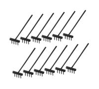 FRCOLOR 12pièces Mini Râteau à Sable Plastique pour Garçon Fille Jeu De Plage pour Bac à Sable Petit Outil De Jardinage pour Jardin Zen Art du