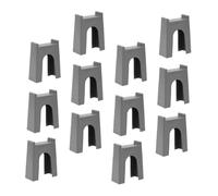 FRCOLOR 12pièces Piliers De Pont De Train Décoratif Supports De Pont De Voie Ferrée Pièces De Support De Pont De Voie De De Train pour Jeux Jouet De De De Simulation