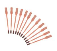 FRCOLOR 12pièces Tondeuse à Poils De Nez Manuelle Épilateur Nasal Avec Brosse De Nettoyage Outil De Toilettage Pratique Pour Hommes Et Femmes Couleur Chocolat