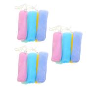 FRCOLOR 15 Pièces En Filet De Moussant De En Barre Éponge De Luffa De Bain Porte- En Barre Liquide Verser Mini Couler Porte- Égouttoir Des Produits Réseau Pe