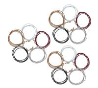 FRCOLOR 15 Pièces Hair Ties Set With Metal Beads Elastic Ponytail For Women Gentle Hold No Damage Comfortable Fit For Daily Sports And Work