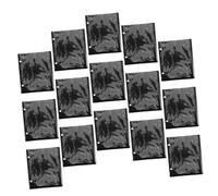 FRCOLOR 15 Pièces Pochette Flip Folio Musicale Étanche avec Pages Remplaçables Double pour Organisation Facile Support Durable pour Partitions Piano Guitare et Violon