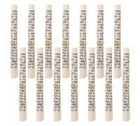 FRCOLOR 15 Pièces Rouleau de Mezouza Casher en Papier Orné, Parchemin de Mezouza Élégant pour Préserver Les Bénédictions Juives Lors des Fêtes et Mariages