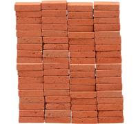 FRCOLOR 150 pièces Miniature Bricks for DIY Landscaping Fake Brick Models for Table Scenes and Architecture