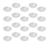 FRCOLOR 150 Pièces Plateau Récupérateur de Cire pour Bougies | Bords Profonds, Nettoyage Facile, Stable et Portable, pour Service de Lumière, Shabbat, Fête