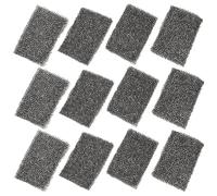 FRCOLOR 16 Éponges à Maquillage Noires pour Cicatrices et Effets Spéciaux Halloween, 4 X 6 X 1 Cm, Éponges à Pointillé Sanglant pour Corps et Visage, Accessoires Maquillage Cosplay