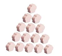 FRCOLOR 16 Pièces Bouffée De Maquillage Éponges De Maquillage Bouffées Pour Le Visage fées De Houppette Triangulaire fée De Beauté Chat Hydrophile Sans Latex Rose