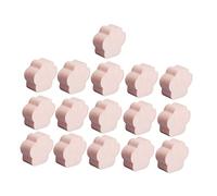 FRCOLOR 16 Pièces bouffée de maquillage houppette rose bouffées pour le visage bouffée de beauté makeup sponge pled doux éponge fournitures de maquillage chou à de fond de teint