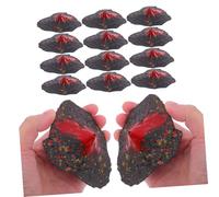 FRCOLOR 16 Pièces Modèle de Plastique Figurines Miniatures Réalistes pour Expériences Jouets Éducatifs pour Aquarium Jardin de Fées et Micro Paysage