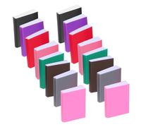 FRCOLOR 16 Pièces Scale Miniature Library Notebooks in DIY Scene Accessories for Bjd Photography