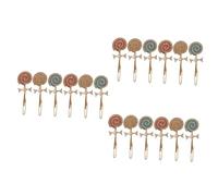 FRCOLOR 18 Pcs barrette sucette pinces à cheveux en perles artificielles pinces à cheveux coréennes frange clip barrettes perles épingle à cheveux barrettes à cheveux pince à cheveux femme