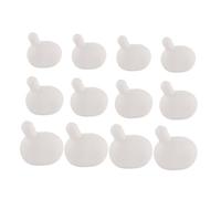 FRCOLOR 18 Pcs Inserts Silicone pour Jouets à Presser Bulles Transparentes Accessoires pour Bricolage DIY Parties Soufflant Bulles