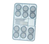 FRCOLOR 1ensemble Étui à Lentilles De Colorées Boîte De Rangement Esthétique Et Pratique pour Voyage Volume Anti-fuites avec Design Professionnel Compatible avec Types De Lentilles
