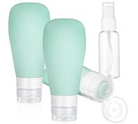 FRCOLOR 1ensemble Flacon De Voyage Réutilisable Silicone De Bouteilles Souples Spray Pour Shampooing Lotion Et Produits De Soins Pour Vos Déplacements