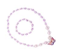 FRCOLOR 1Ensemble Kit de Colorés pour Garçon Fille de Bracelets et Colliers Perles Acryliques Accessoires Fantaisie pour Création pour Petites