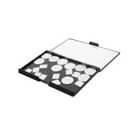 FRCOLOR 1ensemble Palette à Paupières Magnétique Vide Avec Miroir Organiseur De Maquillage Élégant Pour Fards à Paupières Blush Et Design Pratique Et Chic Pour Utilisation
